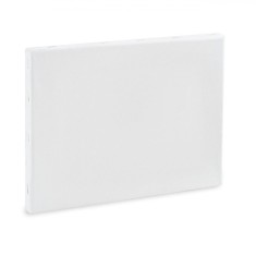 Tablou Canvas, Model B5, Dimensiune 18x24 cm, Culoare Alb, Schelet Lemn