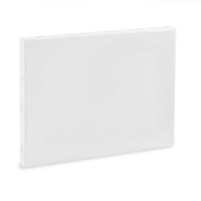 Tablou Canvas, Model B5, Dimensiune 18x24 cm, Culoare Alb, Schelet Lemn