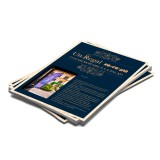 Volant A4 tipar policromie fa/verso, hrtie preprint 80 g/mp