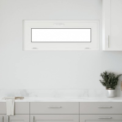 Fereastră de subsol RISOR 110x40 cm &amp;icirc;nclinat 2 geamuri Antracit foto