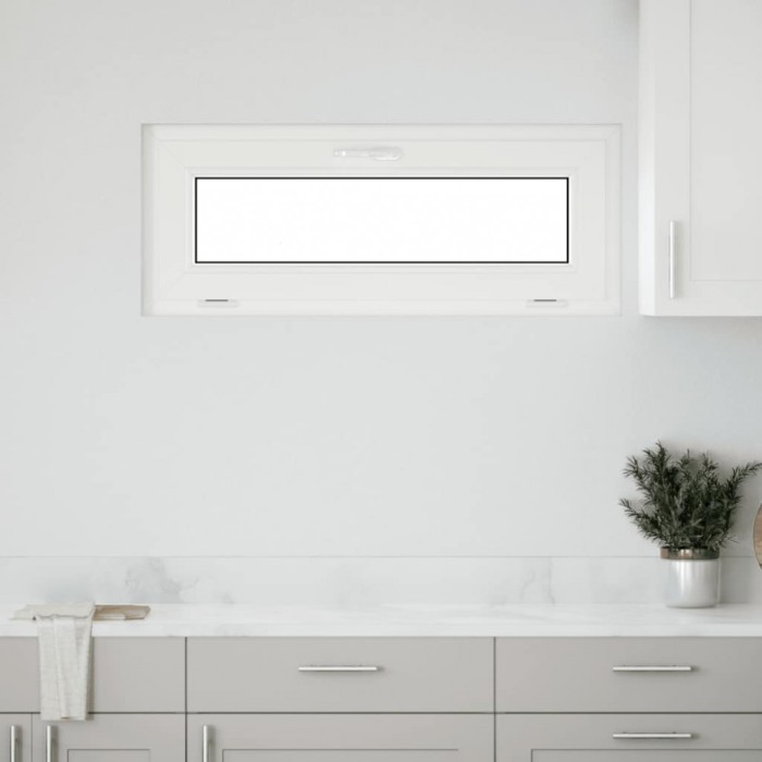 Fereastră de subsol RISOR 110x40 cm &icirc;nclinat 2 geamuri Antracit