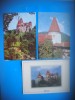 HOPCT LOT 3550 - 3 CARTI POSTALE-CASTELUL BRAN -JUD-BRASOV-NECIRCULATE, Necirculata, Printata