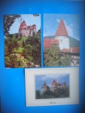 HOPCT LOT 3550 - 3 CARTI POSTALE-CASTELUL BRAN -JUD-BRASOV-NECIRCULATE, Necirculata, Printata