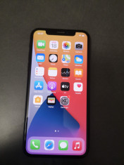 IPhone X Space Gray 64 GB Neverlocked + husa piele originala Apple foto