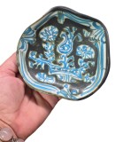 VAS VINTAGE DIN CERAMICĂ, LUCRAT ȘI DECORAT MANUAL, PAUL YVAIN FRANTA
