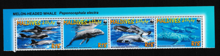 Maldives - Fauna WWF - BALENE - MNH