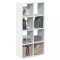 vidaXL Bibliotecă/separator cameră alb 69,5x29x137,5 cm lemn prelucrat