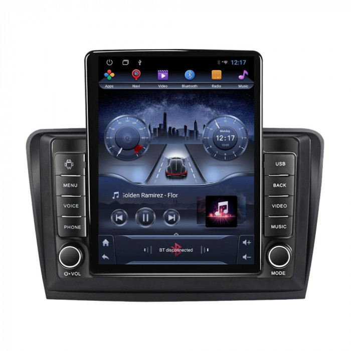 Navigatie dedicata cu Android Skoda Superb II 2008 - 2015, 2GB RAM, Radio GPS