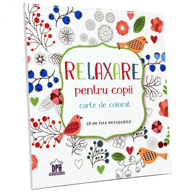 Relaxare pentru copii. Carte de colorat foto