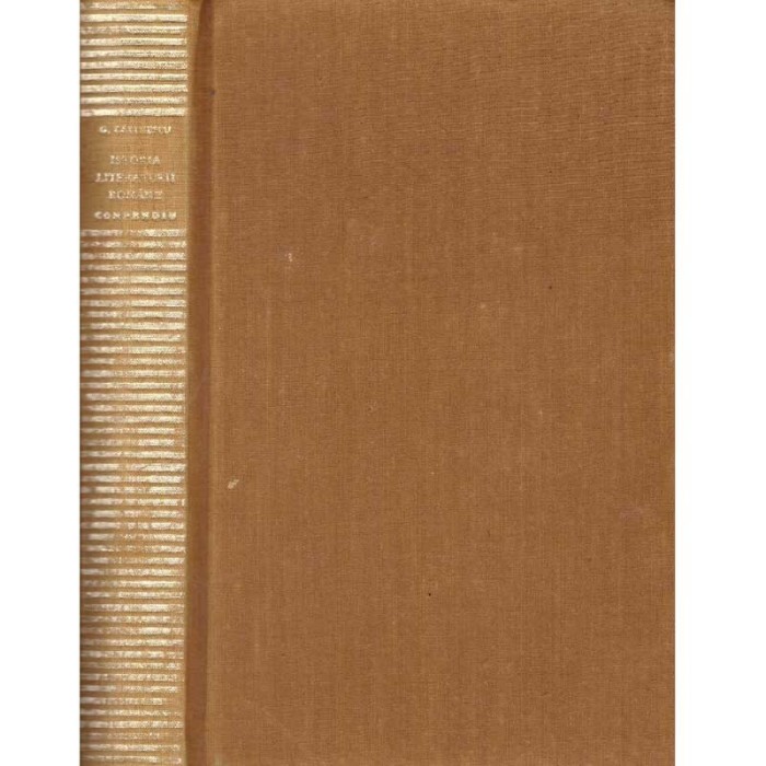 George Calinescu - Istoria literaturii romane (compendiu) - 136879