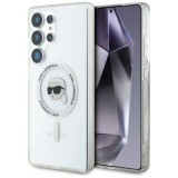 Husa pentru Samsung Galaxy S25 Ultra - Karl Lagerfeld IML MagSafe (KLHMS25LHLSKIH) - Karl`s Head