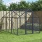 vidaXL Volieră de păsări, antracit, 1,79x3x1,85 m, aluminiu 3155802
