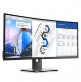 Monitor refurbished DELL U3417W, LED, Diagonala 34 inch, DELL U3417W, Boxe integrate, Rezolutie 2K ULTRA WIDE, BOXED, Cabluri incluse: 1 x HDMI, 1 x D