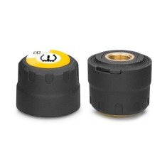 Set Senzori Techstar&reg; TPMS cu Bluetooth pentru Motociclete, Monitorizare a Presiunii in Anvelope, Compatibil Android și iOS
