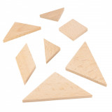 Joc educativ - Tangram cu piese din lemn | Deico Games