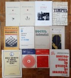 12 vol. Solomon Marcus (Socul matematicii, Matematica, Scoala, Paradoxul, Timpul, Limba romana, Moduri de gandire, Controverse in stiinta etc.)