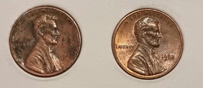 1 cent USA - SUA - 1987, 1988 foto