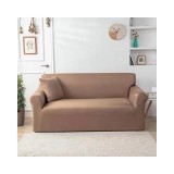 Cumpara ieftin Husa Canapea 2 Locuri Elastica Moderna, Maro deschis - EAT541