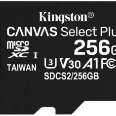 Card de memorie MicroSD Kingston Canvas Select Plus, 256GB, UHS-I, Class 10