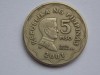 5 PISO 2001 FILIPINE, Asia