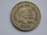 5 PISO 2001 FILIPINE