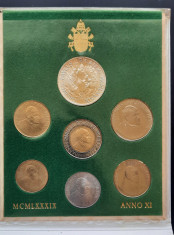 Set monede Vatican, Papa Ioan Paul II, anul 1989 - XI - G 4005 foto