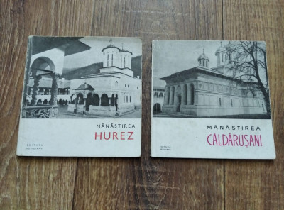 Lot 2 carti Manastirea CALDARUSANI si Manastirea Hurez, Editura Meridiane foto