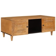 vidaXL Masă de cafea Maro deschis 100 x 54 x 40 cm Lemn masiv de mango 4018092