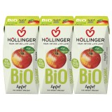 Nectar Mere Bio Hollinger Fara Zahar Adaugat, 3x200ml, Cu Pai, Pentru Copii