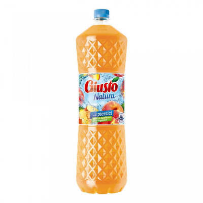 Bax 12 Buc Bautura Racoritoare Giusto Natura, cu Suc de Piersici, 500 ml, Suc Fara Acid, Suc Giusto, Suc de Piersici Giusto, Suc Giusto Natura, Suc 0. foto