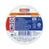 Banda de izolatie electrica tesaflex, alb, 20m x 19mm - Tesa 53988