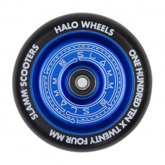 Roata trotineta Slamm 110mm Halo Deep Dish Blue + Abec 9 foto