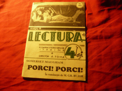 S. Maugham -Porci ! Porci !-Colectia Lectura nr 466 ,32 pag ,interbelica foto