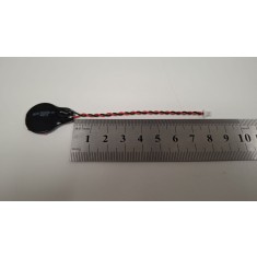 Baterie bios Laptop, CR2032W, 1HT85, 3V, 220mAh, CDA 61, 8.5cm, rosu si negru, conector JST-SH, 1.0 mm, 2 pini