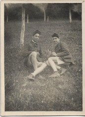 Fotografie militari romani 1927 poza veche foto