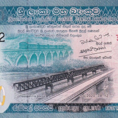 SRI LANKA █ bancnota █ 50 Rupees █ 2020 █ P-124g █ UNC █ necirculata