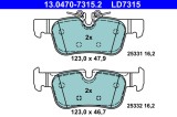ATE 13.0470-7315.2 ATE Ceramic set placute frana,frana disc