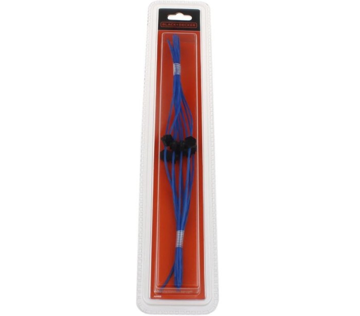 Set 10 fire HDL nylon Black Decker A6489-XJ, pentru motocoasa electrica GL7033-GL9035, 2.4 mm