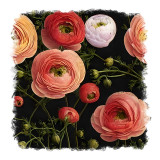 Cumpara ieftin Sticker decorativ, Flori, Roz, 55 cm, 9431ST, Oem