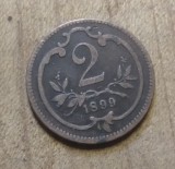AUT AustroUngaria 2 heller 1899, Europa
