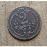 AUT AustroUngaria 2 heller 1899