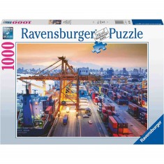 Puzzle Portul Din Hamburg, 1000 Piese