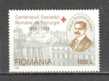 Romania.1998 100 ani Societatea Romana de Chirurgie DR.679, Nestampilat