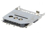 Conector Micro SIM ecranat push-push SMT 0,5A, MOLEX