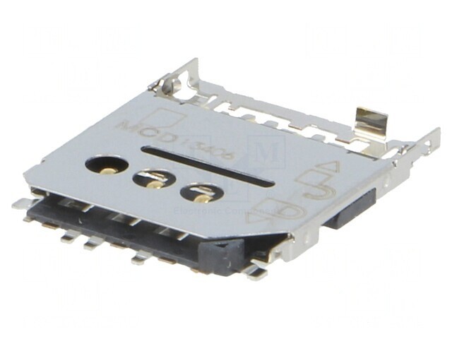 Conector Micro SIM ecranat push-push SMT 0,5A