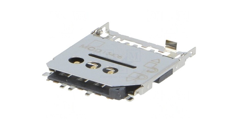 115A-BDA0-R01 ATTEND - Connettore: per schede | SIM; push-push; SMD