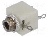 Conector jack, Jack 3,5mm, 2 contacte, mama, {{Producator}} - foto