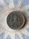 5 PENCE 1990 MAREA BRITANIE, Europa