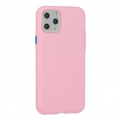 Husa Capac Silicon Matt Solid Apple iPhone 12 Mini (5,4&amp;quot;) Light Pink foto