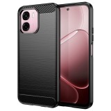 Husa Oppo A6 4G Asteroid GSM Carbon Silicone, negru